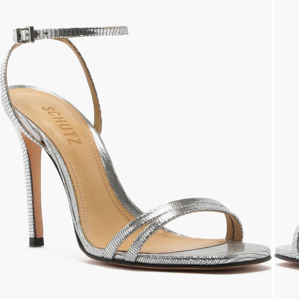 SCHUTZ Altina Sandal - Size 8.5 Silver